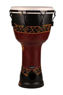 Suzuki GMP Djembe 14 palců Vzduchový otvor ve spodní části bubnu rezonuje i při hraní na hnědé podlaze ESP14TU-8C!