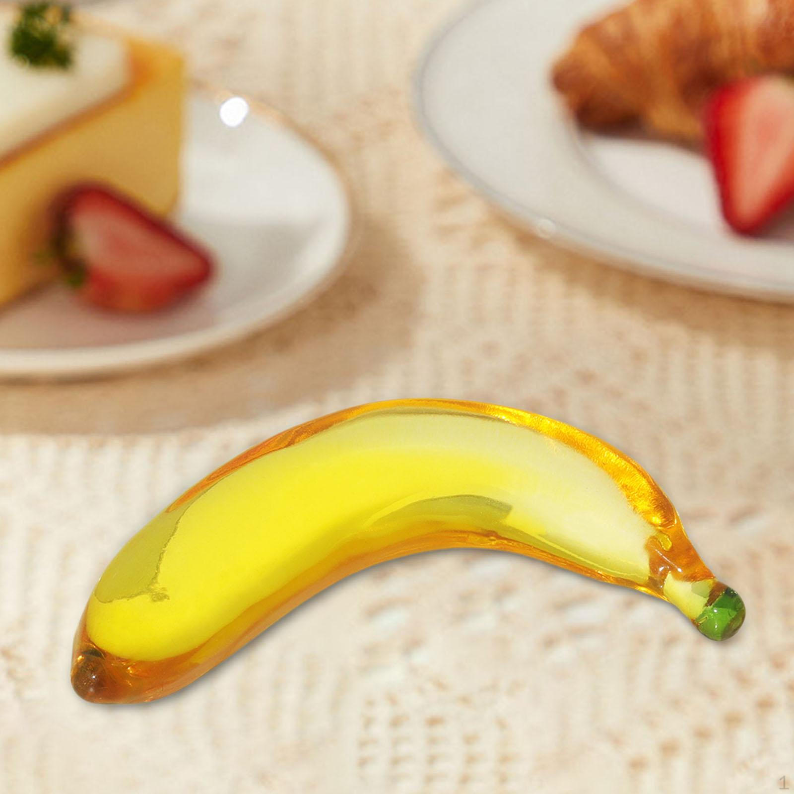 

Фигурка желтого фрукта для шикарного домашнего декора 90x18.3mm_a banana