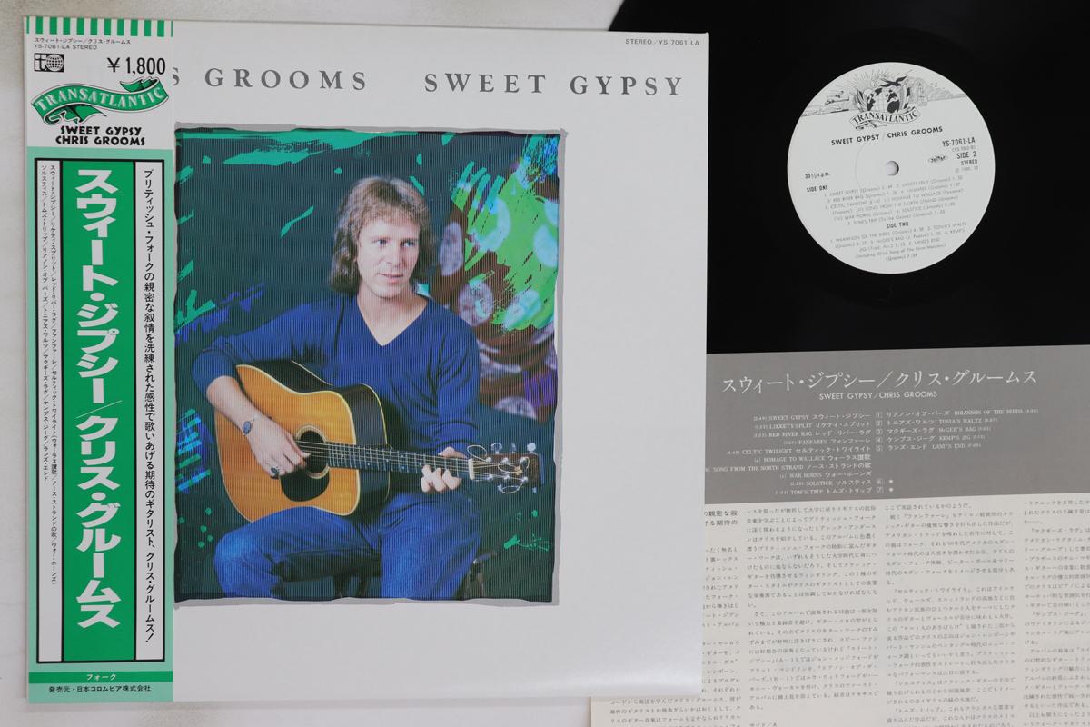 

LP Record CHRIS GROOMS Sweet Gypsy YS7061LA TRANSATLANTIC 1980 Japan Obi Rock Used