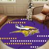 Minnesota Vikings Logo Round Mat, Anti-slip Circle Carpet Chair Rug For livingroom,Bedroom, Doormat Home Decor Gift Christmas Gifts