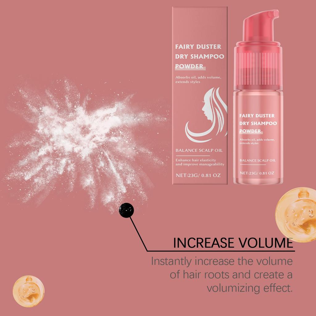 Spray nettoyant sans rinçage pour cheveux secs, rafraîchissant et hydratant, léger et souple.