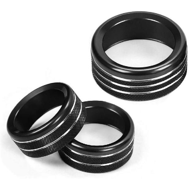 AC Air Conditioner Volume Tune Knob Button Cover for Dodge Ram 1500 2500 3500 2013-2018 for Dodge Challenger Charger Durango Journey Chrysler 200 300