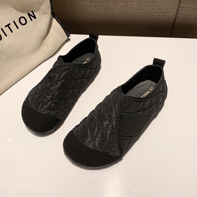 Xiaoxiang Single Shoes Women's Spring and Autumn New Shallow Mouth Soft Sole Soft Surface Casual and Comfortable One-pedal Lazy Grandma Shoes