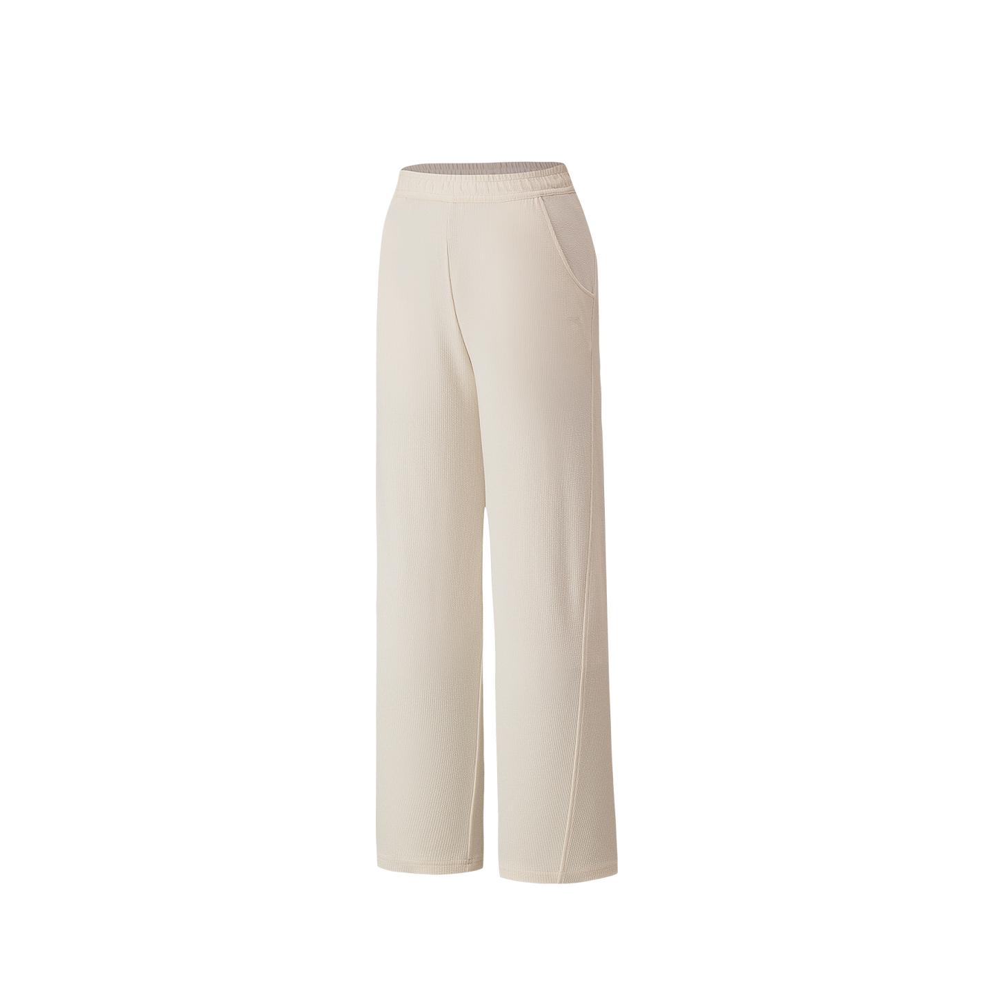 

Anta Travel Comprehensive Training Series Long Pants Spring 2026 Knitted Sports Pants Women bottoms Warm-Sun-White 962617303-1 2XL