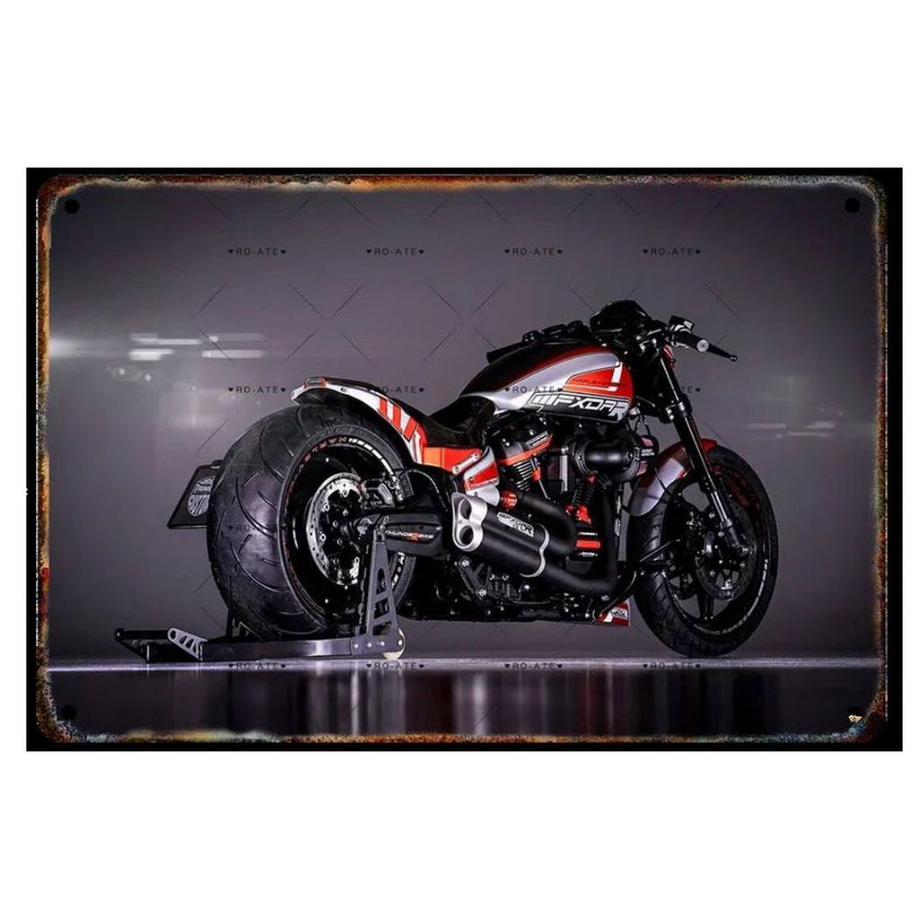 Plaque Metal Tin Signs Motorcycles Wall Decoration Vintage Art Posters Iron Painting for Man Cave Home Cafe Garage Club Bar