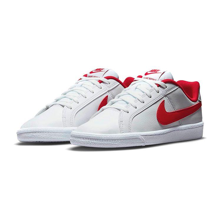 Nike GS Court Royale Low Top White Red 833535-101