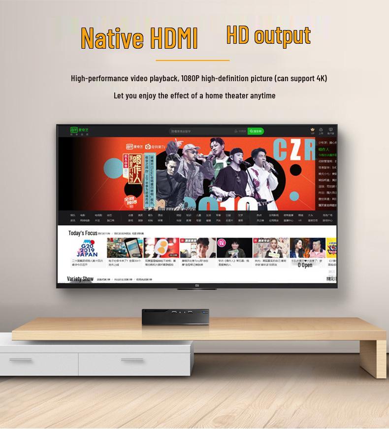 Core I3/i5/i7 Micro Office Desktop PC - Industrial Mini Assembled Computer.