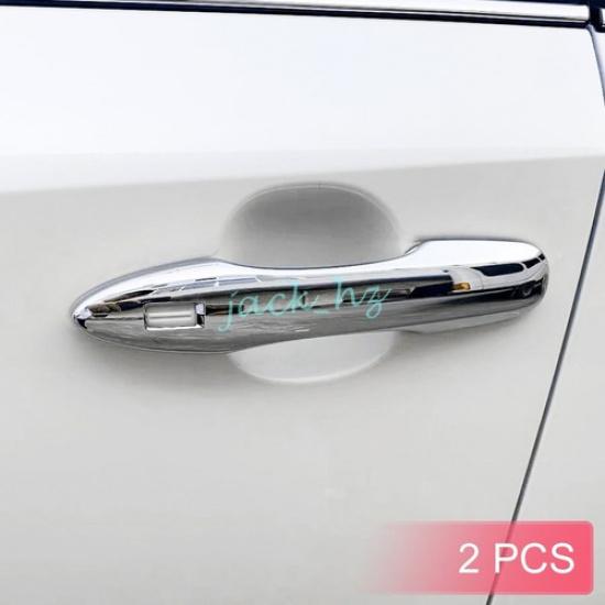 2x Chrome Front Door Handle Cover Trims For Toyota Prius -2025 Accessories