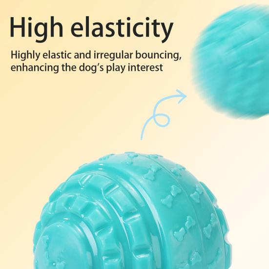 Pet Toy Bite-Resistant Tooth Cleaning Texture Medium Large Dogs Chew Toy Elastic Rebound Sound Making Pet Dog Toy