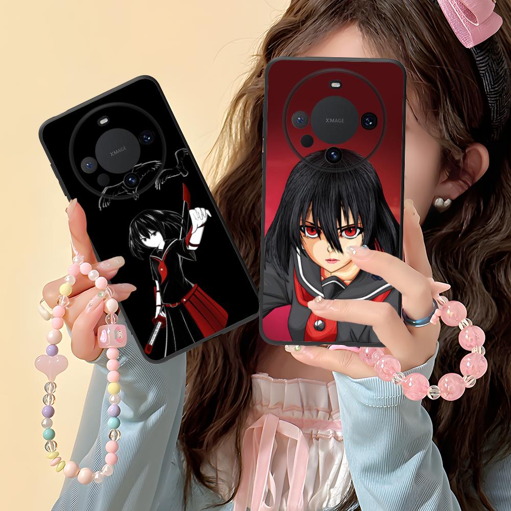 Akame Kurome Matte TPU Mobile Phone Case for Huawei Mate 60 50 40 30 20 10 Pro Plus Lite E 5G Colorful Printing Cover