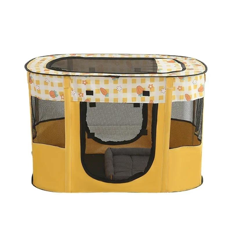 Foldable Pet Playpen - Portable Cat Delivery Room Tent Indoor Outdoor Dog Kennel Crates Pet Birthing Center Essential Supplies