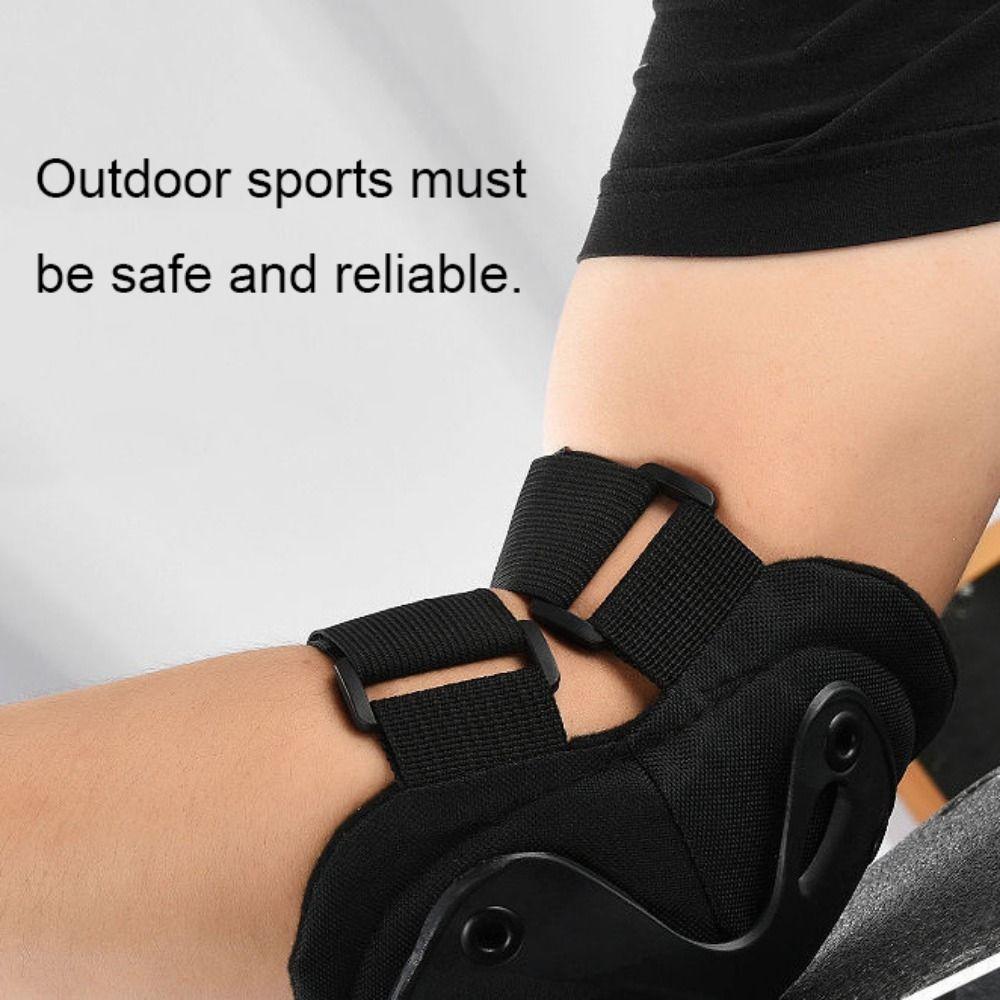 4Pcs/Set Impact Resistance Knee Pads Elbow Pads Professional Sports Protective Gear  Outdoor Cycling