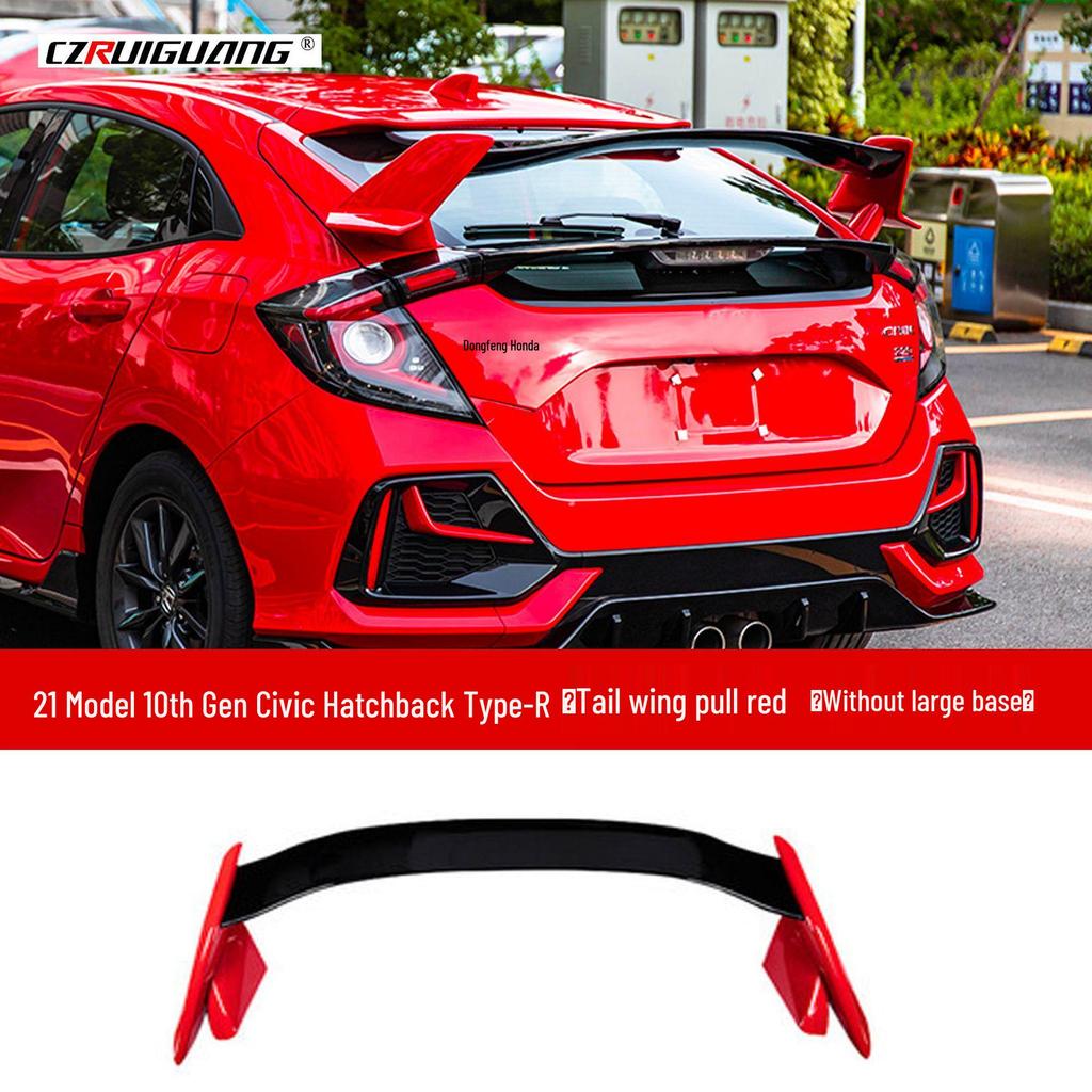 Kit Spoiler Posteriore e Deflettore Tetto per Civic Sedan Type R 16-20 Gen