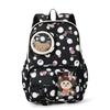 Printed Large Capacity Backpack Travel Cartoon Backpack Student Schoolbag