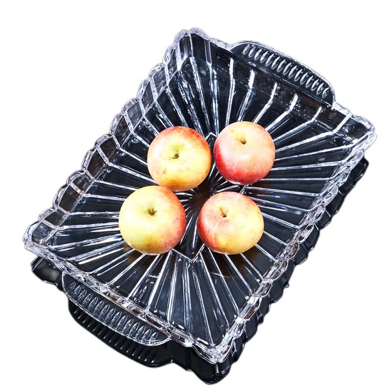 Хрустальный стеклянный сервировочный поднос