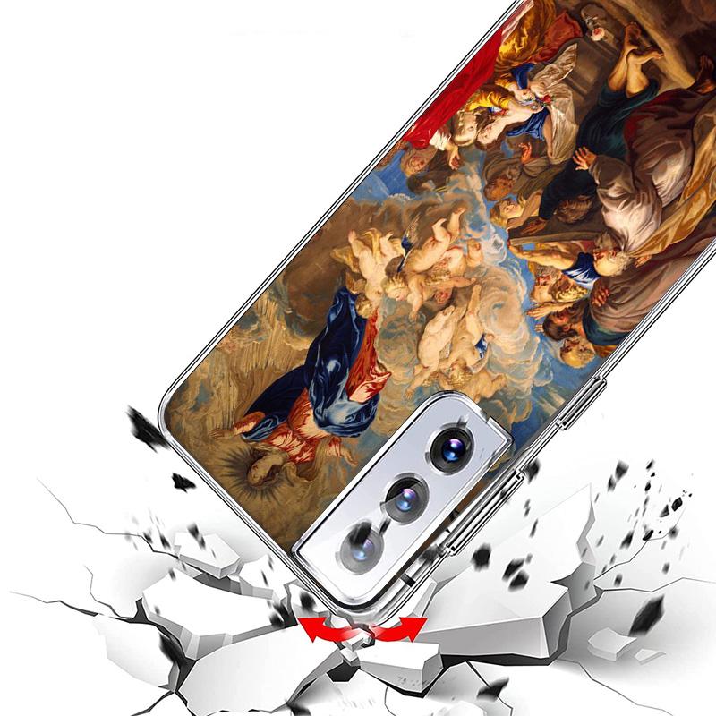 Renaissance Art Painting Cover Phone Case For Samsung Galaxy S26 S25 Edge S24 Ultra S23 S22 Plus S21 S20 FE Soft Fundas Shell Ga