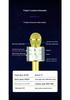 WS858 Wireless Bluetooth Karaoke Microphone & Speaker for Kids