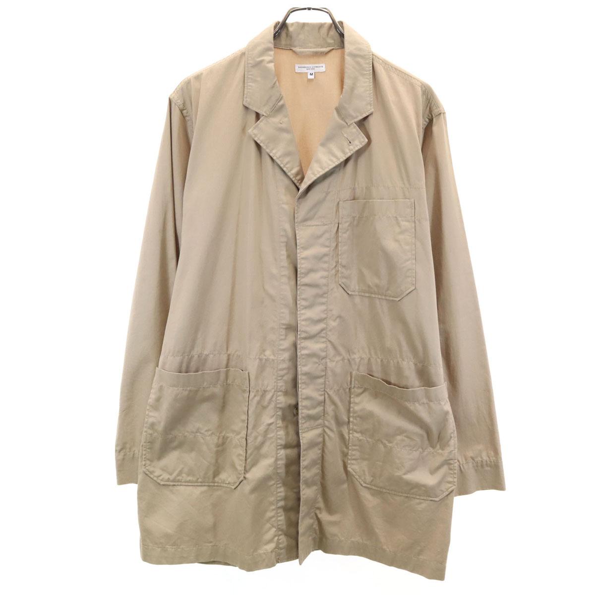 

ENGINEERED GARMENTS Сделано в США Магазинное пальто M бежевое С поясом Мужское Б/У