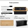 Golden Pop-up Hidden Power & USB Socket for Vietnam/Thailand Conference Tables