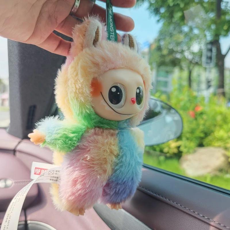 

Милый и очаровательный резиновый плюшевый кулон в виде кролика, плюшевая игрушка-кукла, красочная сумочка в виде маленького кролика, подвесное украшение, кукла-брелок