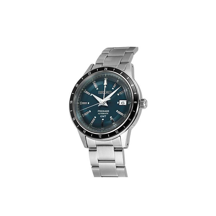 Seiko Automatic Mechanical Movement Stainless Steel Strap Watch 40.75mm Men's Watches Blue Dial SSK009J1