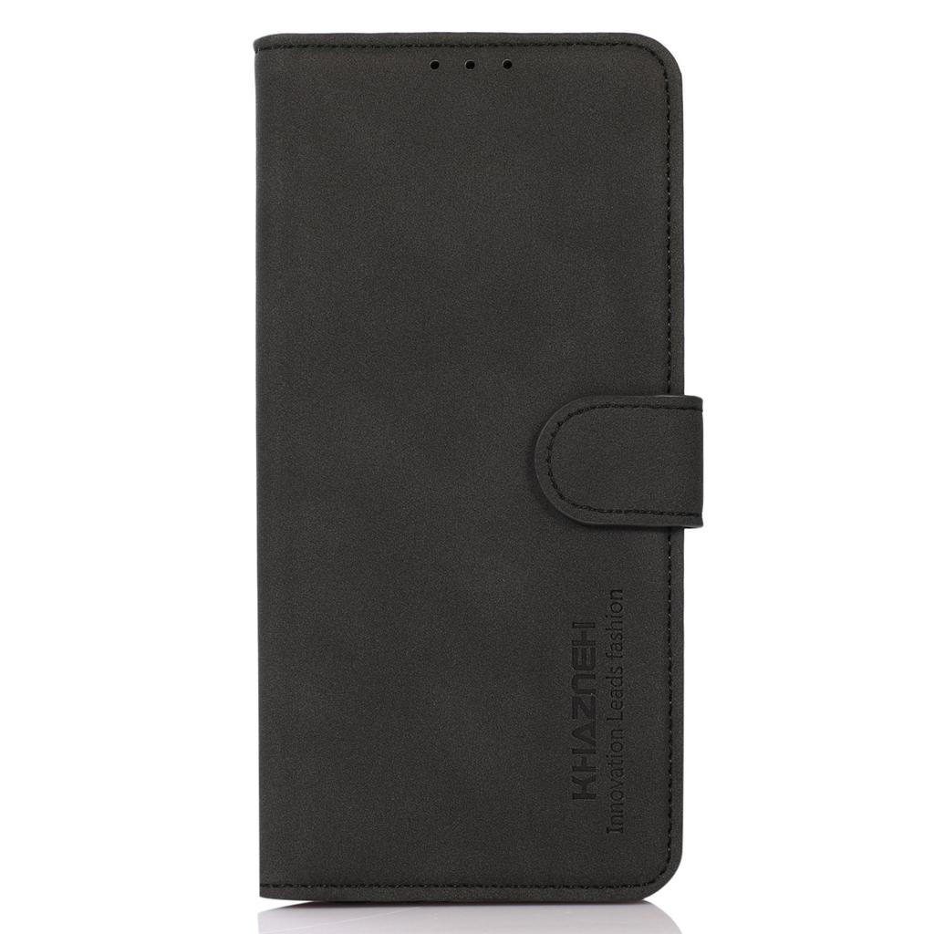 KHAZNEH For Motorola Moto G84 5G Case Textured Leather Wallet Stand Phone Cover