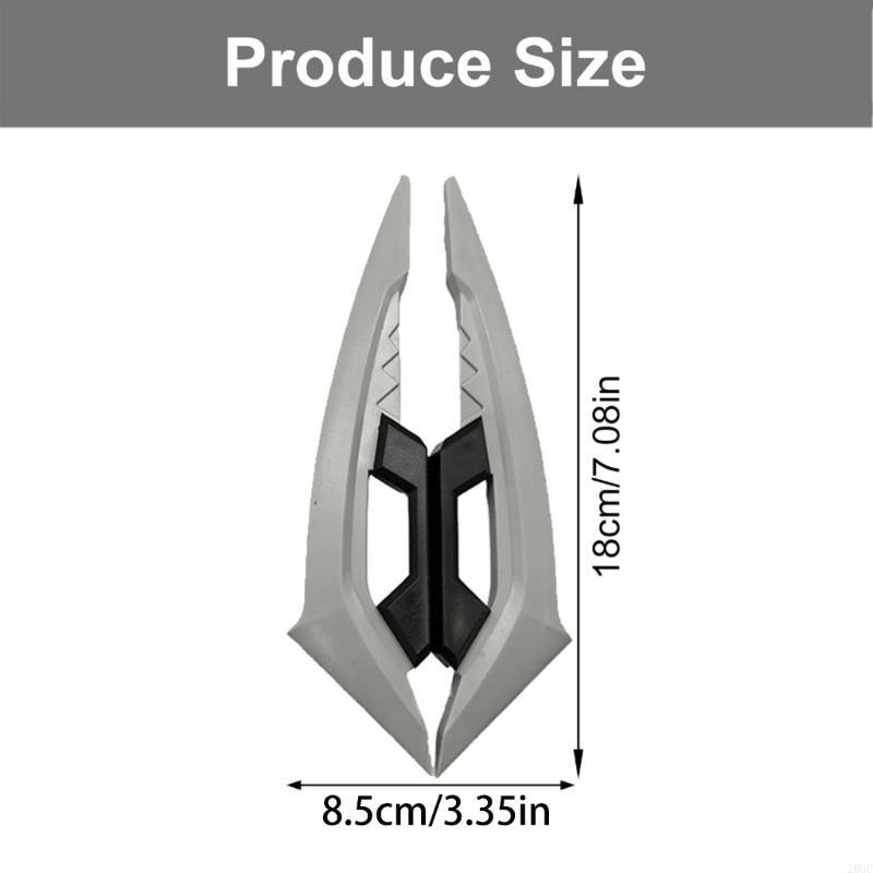 28GC 2pcs Motorcycle Fixed Wind Wing Aerodynamic Front Spoiler for Electric Scooters