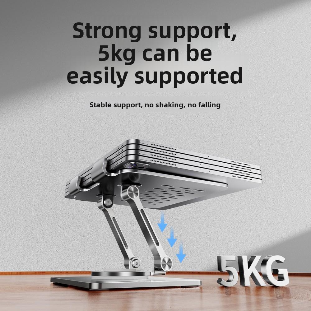 Heat Dissipation Rotatable Tablet Stand 360° Rotation Tablet Phone Metal Bracket  Tablet