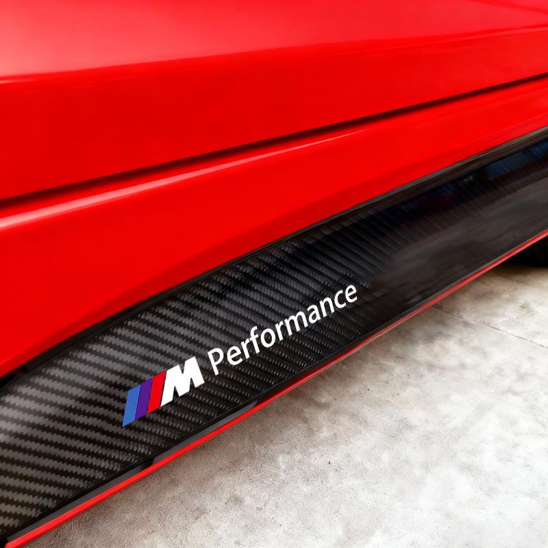 Neue Auto-Türplaketten dekorative Aufkleber Seitenleisten-Aufkleber Für BMW M E34 E36 E60 E90 E46 E39 E70 F10 F20 F30 X5 X6 X1 M3 M5