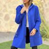 2025 Storm-Ready Hooded Jacket - Single-Breasted Melton Wool Blazer W/ Quilted Lining, Smart Casual Urban Outerwear for Work to Weekend