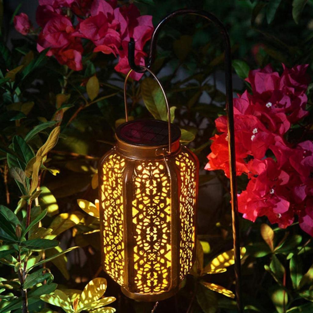 Hanging Garden Solar Lantern for Outdoor Use