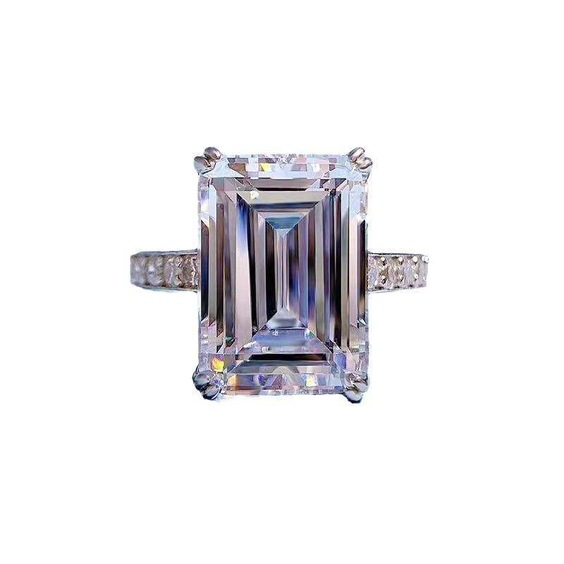 Ring Copper Zircon Luxury Ladies Wedding Engagement Ring Ring