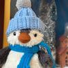 Peanut Penguin Cute Penguin Doll Girl Sleeping Doll Plush Toy Bed Pillow Doll