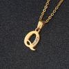 26-Letter Korean Style English Alphabet Pendant Necklace for Women and Besties