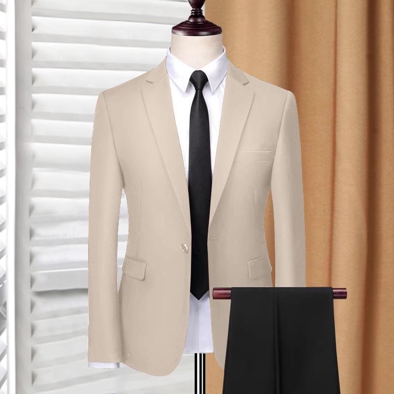 Herre luksus businessdresser i koreansk stil: Profesjonelle og avslappede slim fit jakker