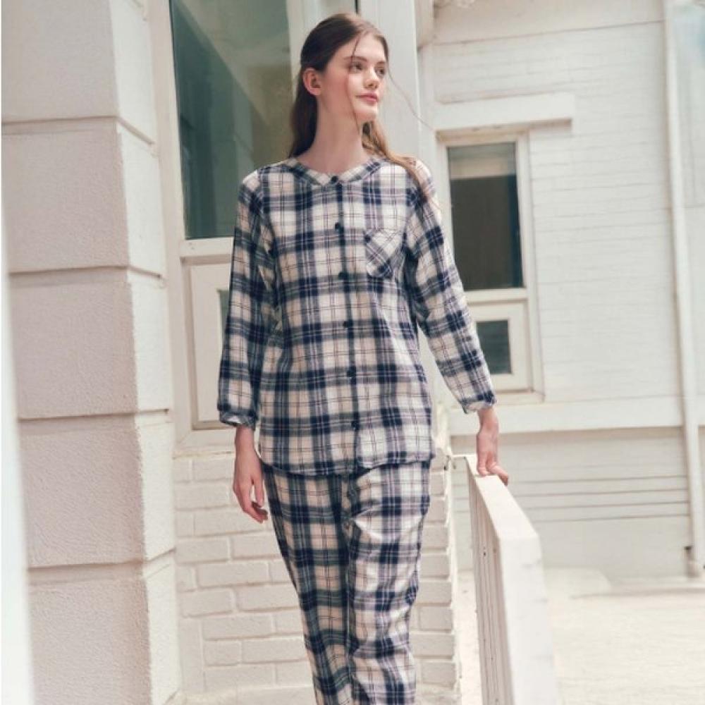 VenuS EaSy Fit Women S bruShed Check Bottom Vep3963w Ivory/85