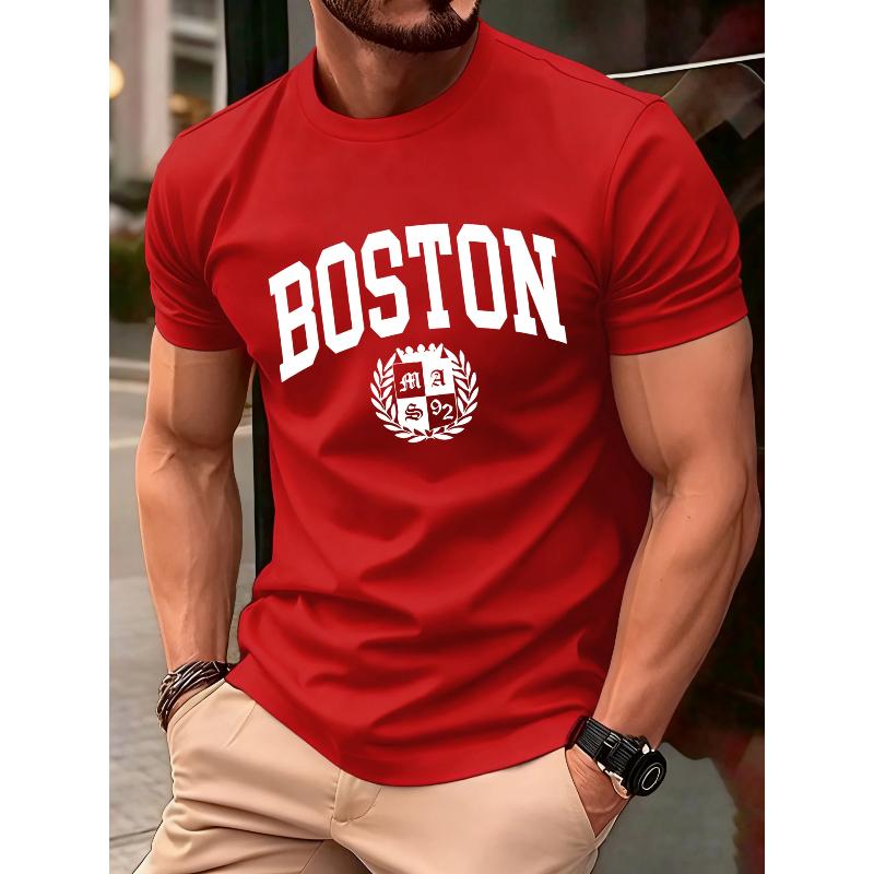 Cotton Printed Men's Fashion Loose Top Casual T-Shirts Men’s
