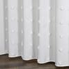 Tenda da Doccia Bianca Impermeabile in Tessuto Intrecciato Tende da Doccia Moderne in Stile Farmhouse per Bagno Set di Tende