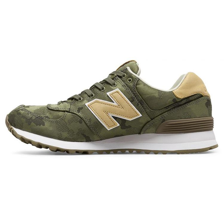 New Balance Nb 574 Comfortable Versatile Low-Top Marathon Running Shoes Men Sneaker Hidden-Green ML574CMC