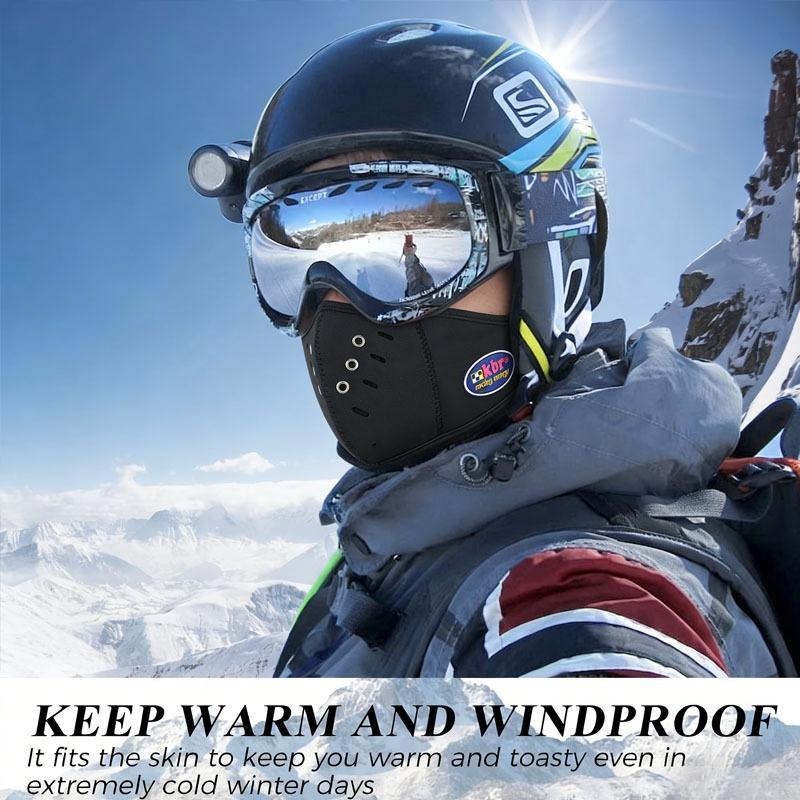 1-5PCS Electric Vehicle Specific Fall Winter Face Mask Windproof Cold Protection Ear Cover 2 in 1 Unisex Riding Guard
