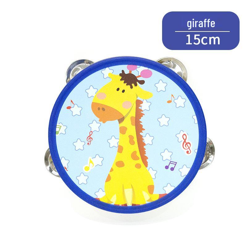 Wooden Tambourine for Early Childhood Music and Dance