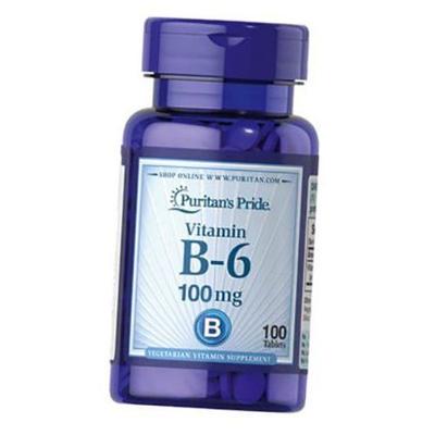 Vitamin B6 (Pyridoxine), Vitamin B-6 100 100 Tab (36367009)