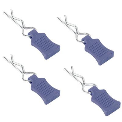 Body Shell Clip Pin Fixing Bracket Set Accessory Part for 18 110 112 RC Car(Dark Blue )
