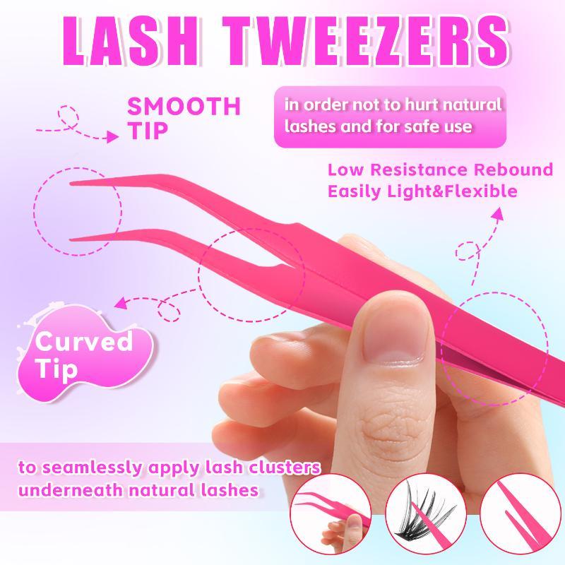 Stylish False Eyelashes Inspired Design Comic Fluffy Clustered Slender Self-Adhesive Segmented Lashes Perfect For Everyday
