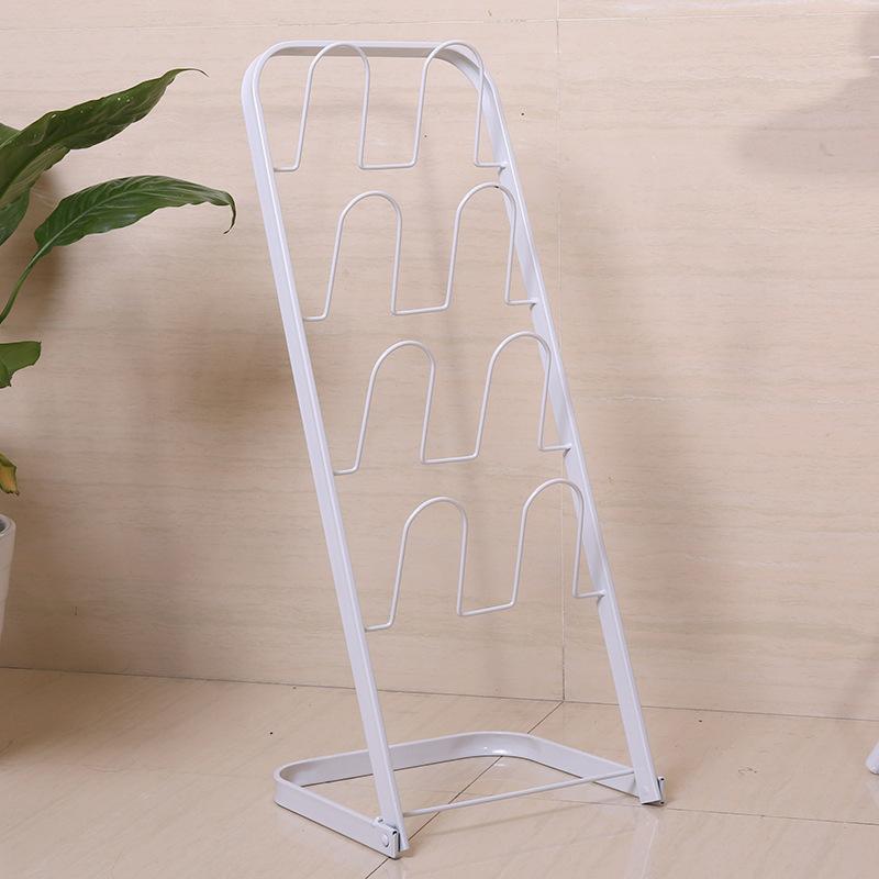 Foldable Shoe Cabinet - Space Saving Shoe Rack Organizer for Entryway, Bathroom, Dorm | Multi-Layer Shoe Shelf Storage with Door