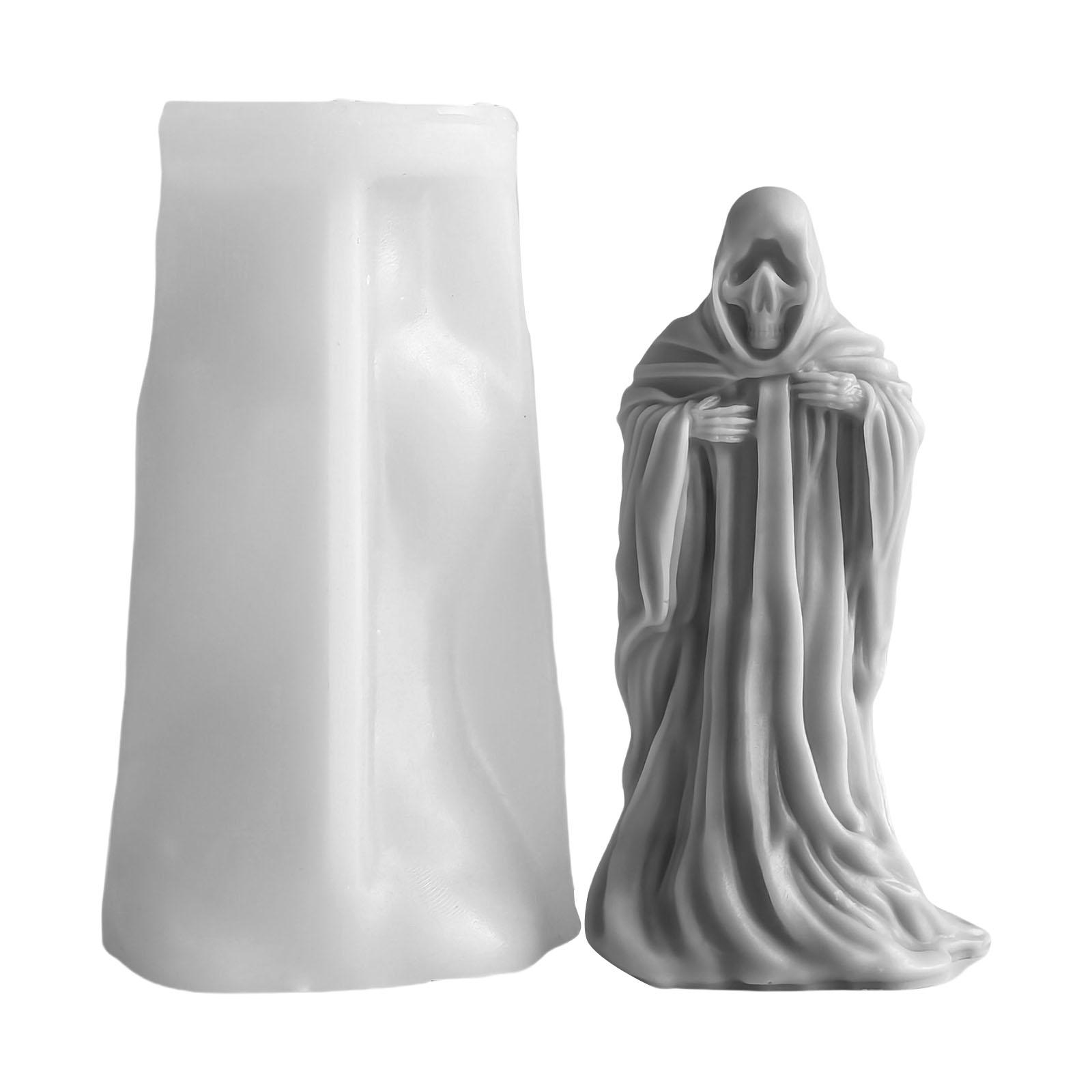 

Хэллоуин Череп Силиконовая Форма Для Свечей Мыла Ручной Работы Многоразовая Гибкая Детальный Дизайн Легкое Извлечение Нетоксичный Экологичный Материал 5330