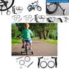 Versatile Adjustable Training Wheel Support For Children's Bikes With Sturdy Build