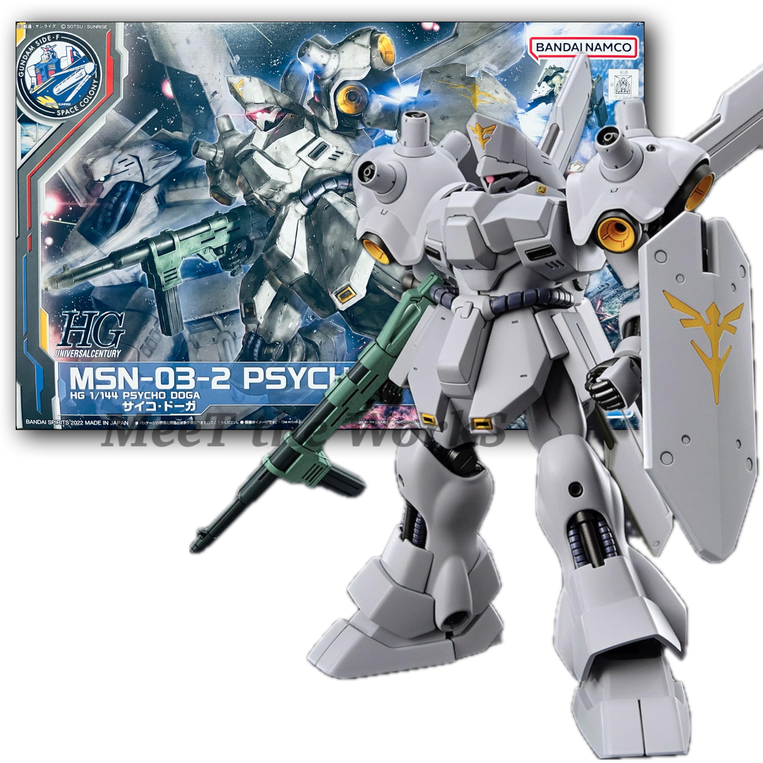 

Psyco Doga Mobile Suit Counterattack Beltorchika Children Exclusive Plastic Model [HG] 1/144 Char s SIDE-F