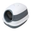 Cat Toilet Litter Box Fully Enclosed Splash Proof Odorless Hooded Cat Litter Pan with Lid for Cats