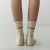 [SET] Logo Basic Socks (White & Cream)